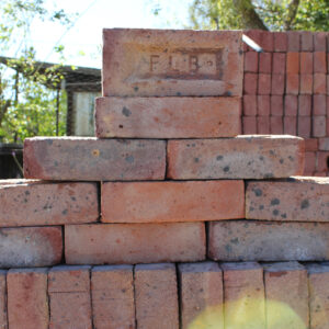 Fresh field lane bricks facing