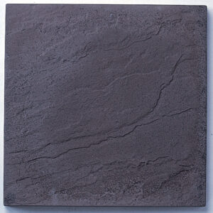 Dark slate coloured paving slab