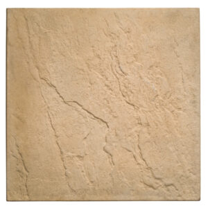 Stone coloured paving slab
