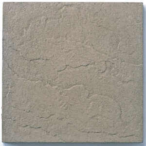 York coloured paving slab with a riven top