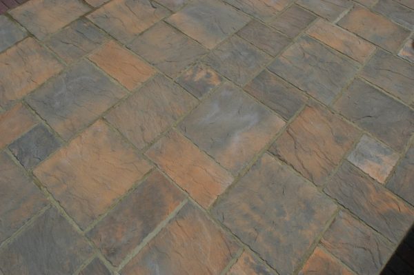 Flagstone autumn overhead