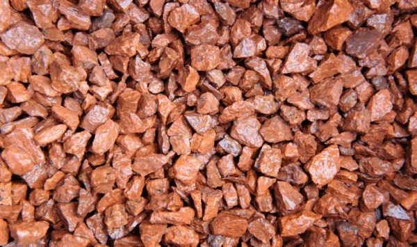 6/14mm Red Chippings wet