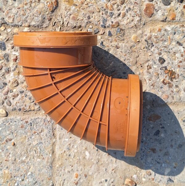 110mm Underground 90° Bend Double Socket
